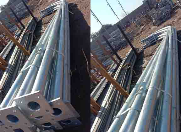 Swan Neck Tubular Pole