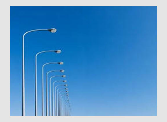 Aluminium 10-12 M Street Lighting Pole